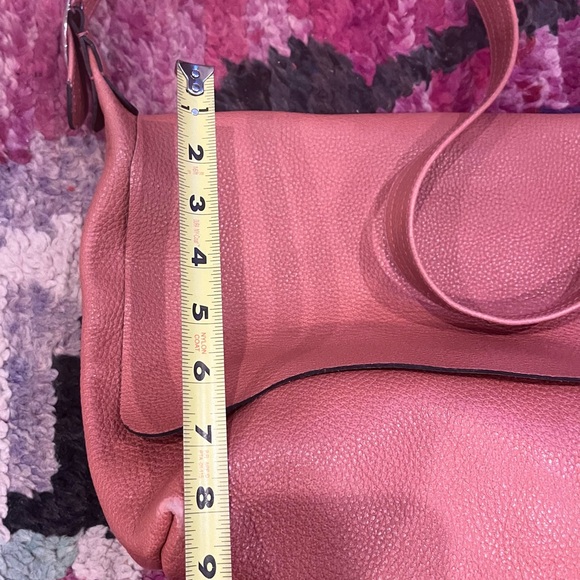 Messager Bag - salmon color leather bag - Picture 4 of 5